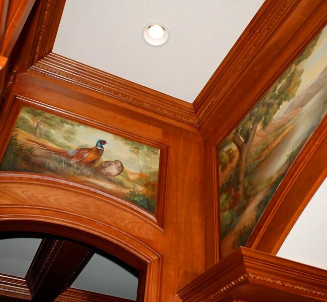 Library Wall/Ceiling Detail 1