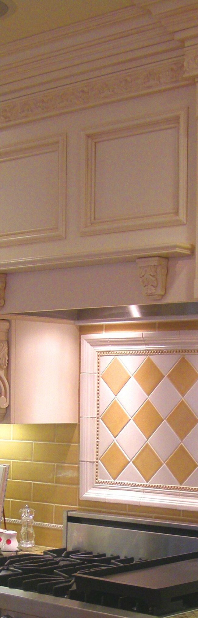Stove Top Cabinet Detail