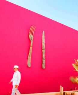 Courtyard Feature Wall